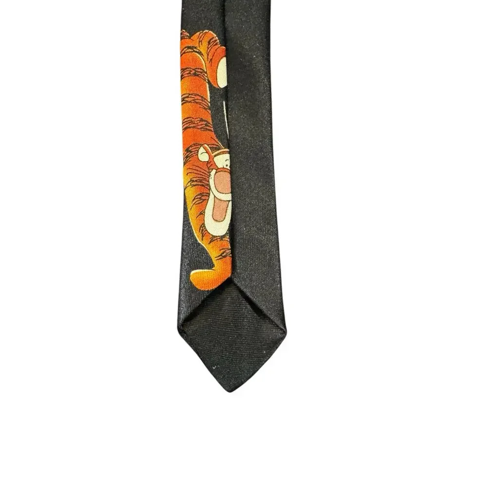 Disney Picasso Winnie The Pooh Tigger Jumping Bouncing Cartoon Novelty Necktie